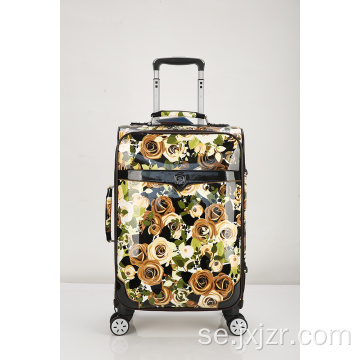 Tryckt Carry On Spinner Bagage